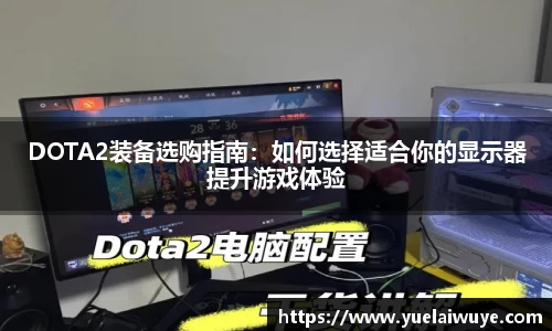 DOTA2装备选购指南：如何选择适合你的显示器提升游戏体验