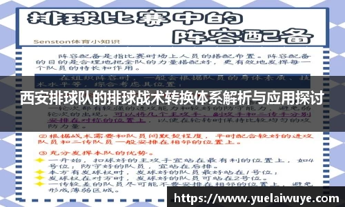 西安排球队的排球战术转换体系解析与应用探讨